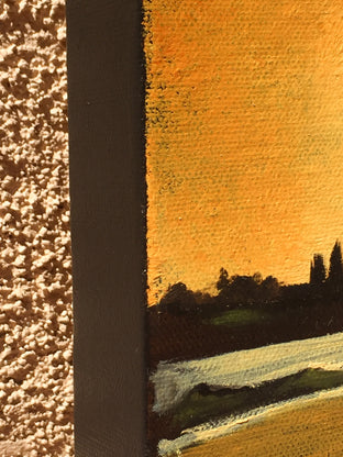 Golden Light II by Mandy Main |  Side View of Artwork 