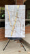 Original art for sale at UGallery.com | The Light Within: Gold Vein by Maya Malioutina | $2,675 | mixed media artwork | 48' h x 30' w | thumbnail 3