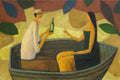 Original art for sale at UGallery.com | Good Afternoon by Glenn Quist | $1,700 | acrylic painting | 24' h x 36' w | thumbnail 1