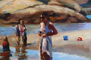 Gooseberry Beach of Newport by Jonelle Summerfield |   Closeup View of Artwork 