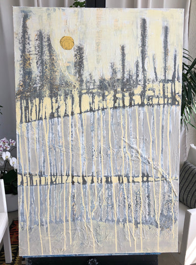 Grain Moon by Pat Forbes |  Context View of Artwork 