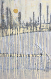 Original art for sale at UGallery.com | Grain Moon by Pat Forbes | $1,400 | acrylic painting | 36' h x 24' w | thumbnail 1