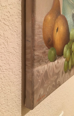 Grape and Pears by Nikolay Rizhankov |  Side View of Artwork 