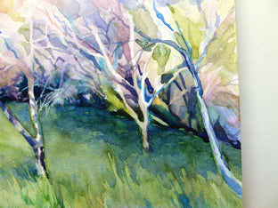 Original art for sale at UGallery.com | Green Valley Spring by Catherine McCargar | $600 | watercolor painting | 12' h x 16' w | photo 2