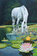 Original art for sale at UGallery.com | Dreamland. White by Guigen Zha | $2,000 | oil painting | 36' h x 24' w | thumbnail 1