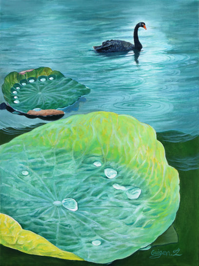 In the Rain by Guigen Zha | Artwork Main Image