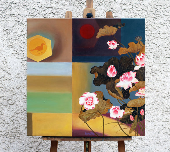 Isolation III by Guigen Zha |  Context View of Artwork 