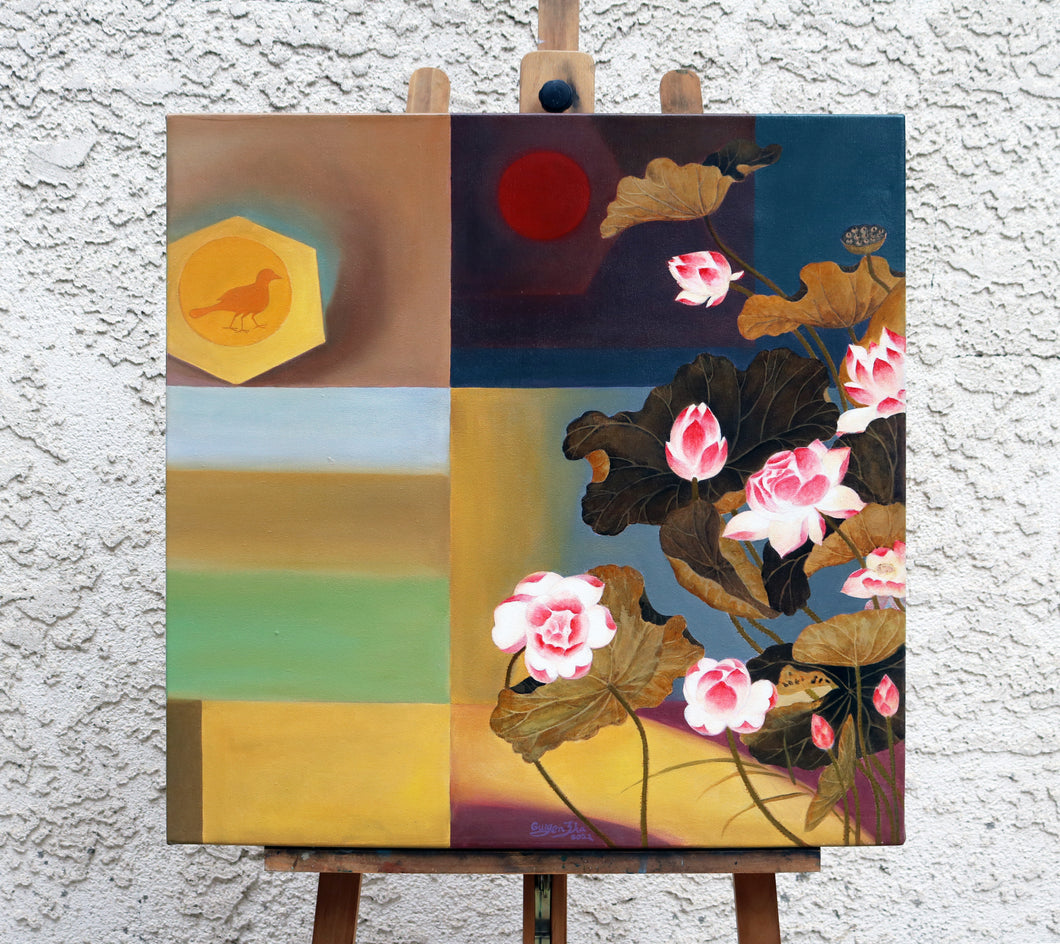 Isolation III by Guigen Zha |  Context View of Artwork 