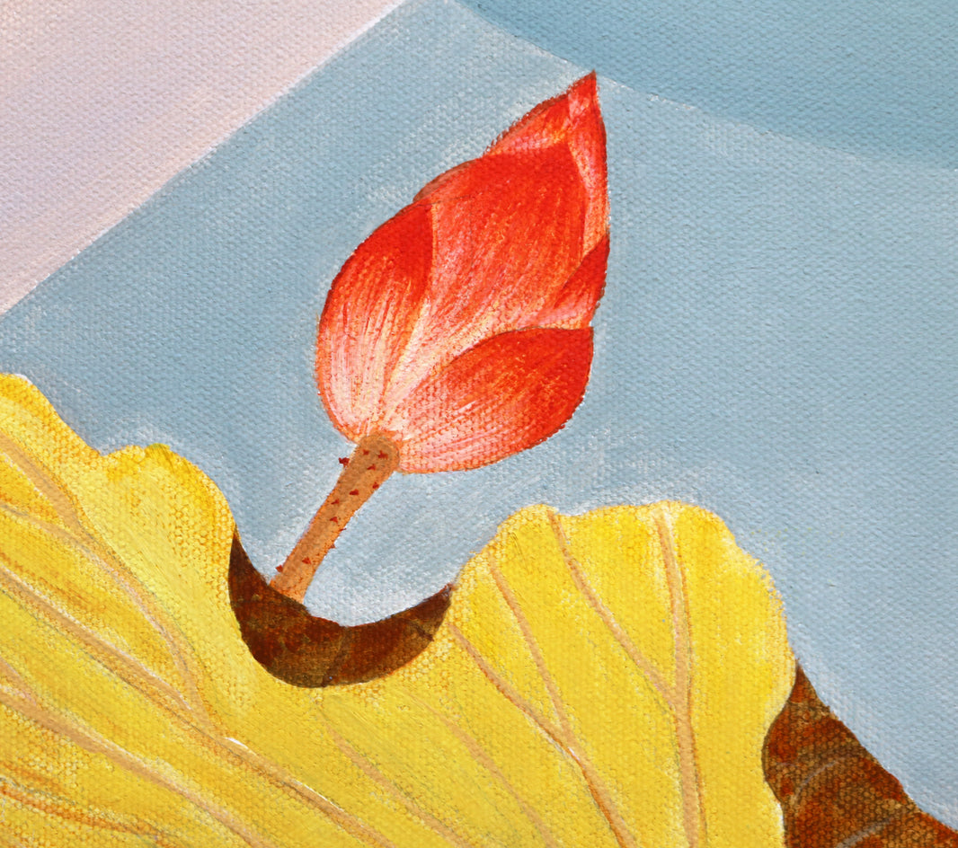 Recovery II by Guigen Zha |  Closeup View of Artwork 