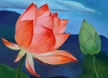 Original art for sale at UGallery.com | Red by Guigen Zha | $475 | oil painting | 14' h x 11' w | thumbnail 3