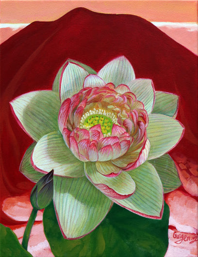 Red Mountain by Guigen Zha | Artwork Main Image