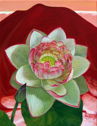 Red Mountain by Guigen Zha |  Artwork Main Image 