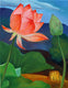 Original art for sale at UGallery.com | Red by Guigen Zha | $475 | oil painting | 14' h x 11' w | thumbnail 1