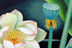 Original art for sale at UGallery.com | The Escaping by Guigen Zha | $950 | oil painting | 24' h x 18' w | thumbnail 4