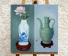 Original art for sale at UGallery.com | Vase & Spouted Ewer with Handle by Guigen Zha | $900 | oil painting | 20' h x 20' w | thumbnail 3