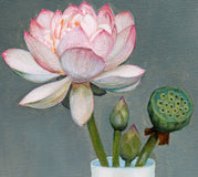 Original art for sale at UGallery.com | Vase & Spouted Ewer with Handle by Guigen Zha | $900 | oil painting | 20' h x 20' w | thumbnail 4