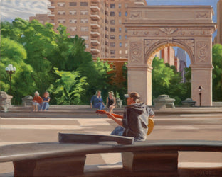 Guitar Player in Washington Square Park by Nick Savides |  Artwork Main Image 