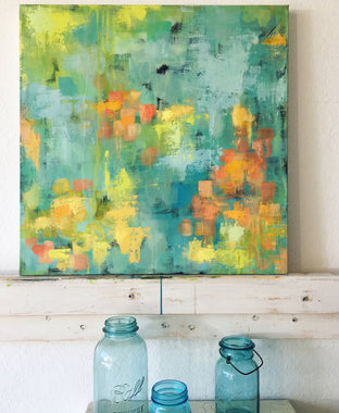 Original art for sale at UGallery.com | Gumdrop by Drew Noel Marin | $1,150 | acrylic painting | 24' h x 24' w | photo 3