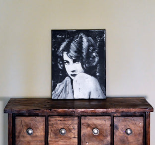Original art for sale at UGallery.com | Her, Too by Mark Cudd | $375 | acrylic painting | 14' h x 11' w | photo 2