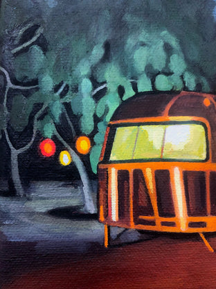 Original art for sale at UGallery.com | Airstream of Panoche by Hadley Northrop | $275 | oil painting | 6' h x 6' w | photo 4