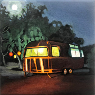 Original art for sale at UGallery.com | Airstream of Panoche by Hadley Northrop | $275 | oil painting | 6' h x 6' w | photo 1
