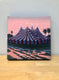 Original art for sale at UGallery.com | Pink Sky Circus by Hadley Northrop | $525 | oil painting | 10' h x 10' w | thumbnail 3