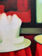 Original art for sale at UGallery.com | Tables by Hadley Northrop | $675 | oil painting | 16' h x 11' w | thumbnail 4