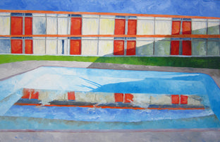 Original art for sale at UGallery.com | Half by Mitchell Freifeld | $1,250 | oil painting | 28' h x 47' w | photo 1