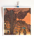 Original art for sale at UGallery.com | Amsterdam in the Rain by Hano Dercksen | $600 | mixed media artwork | 11.5' h x 11.5' w | thumbnail 3
