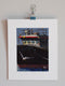 Original art for sale at UGallery.com | Fishing Boat, 2 by Hano Dercksen | $225 | mixed media artwork | 7' h x 5' w | thumbnail 2