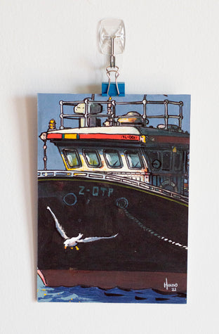 Fishing Boat, 2 by Hano Dercksen |  Context View of Artwork 