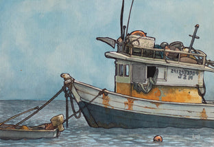 Fishing Boat, Brazil 1 by Hano Dercksen |  Artwork Main Image 