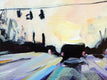 Original art for sale at UGallery.com | Heading East by Chris Wagner | $3,100 | acrylic painting | 30' h x 48' w | thumbnail 4