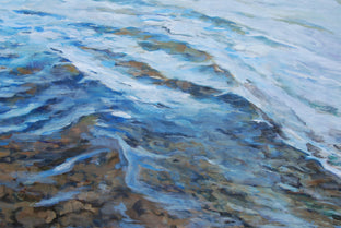 Across the Lake by Heather Foster |   Closeup View of Artwork 
