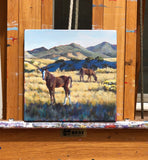 Original art for sale at UGallery.com | Colt Stare by Heather Foster | $1,175 | acrylic painting | 10' h x 10' w | thumbnail 3