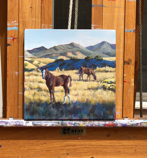 Colt Stare by Heather Foster |  Context View of Artwork 