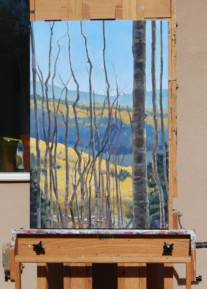 Fall Mountains by Heather Foster |  Context View of Artwork 