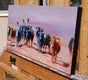 Original art for sale at UGallery.com | Gathering on the Plains by Heather Foster | $1,950 | acrylic painting | 12' h x 24' w | thumbnail 2
