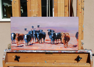Gathering on the Plains by Heather Foster |  Context View of Artwork 