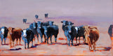 Original art for sale at UGallery.com | Gathering on the Plains by Heather Foster | $1,950 | acrylic painting | 12' h x 24' w | thumbnail 1