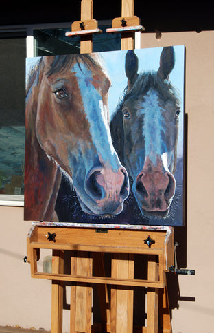 Hey Friend, Why the Long Face? by Heather Foster |  Context View of Artwork 