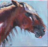 Original art for sale at UGallery.com | Its All About the Hair by Heather Foster | $375 | acrylic painting | 6' h x 6' w | thumbnail 1