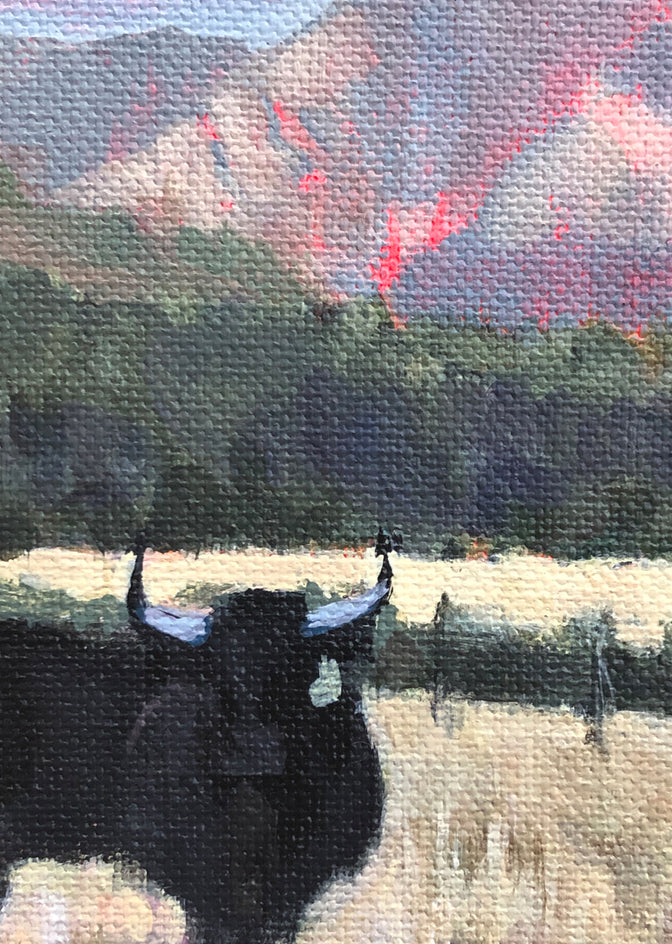 Mora 2 by Heather Foster |  Closeup View of Artwork 