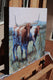 Original art for sale at UGallery.com | Pagosa 2 Bulls by Heather Foster | $1,950 | acrylic painting | 16' h x 20' w | thumbnail 2