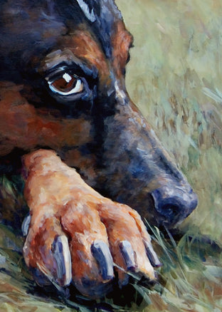 Ranch Pause by Heather Foster |   Closeup View of Artwork 