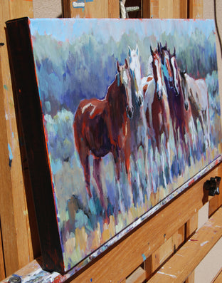 Say Cheese by Heather Foster |  Side View of Artwork 