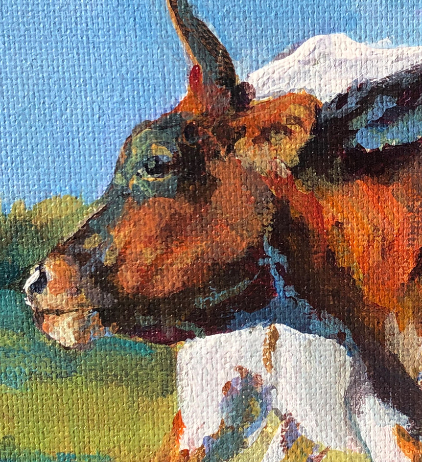 Scratch That by Heather Foster |  Closeup View of Artwork 
