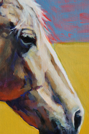 Summer Horse by Heather Foster |   Closeup View of Artwork 