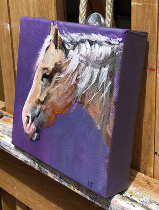 Warm Shadow by Heather Foster |  Side View of Artwork 