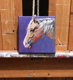 Original art for sale at UGallery.com | Warm Shadow by Heather Foster | $375 | acrylic painting | 6' h x 6' w | thumbnail 3
